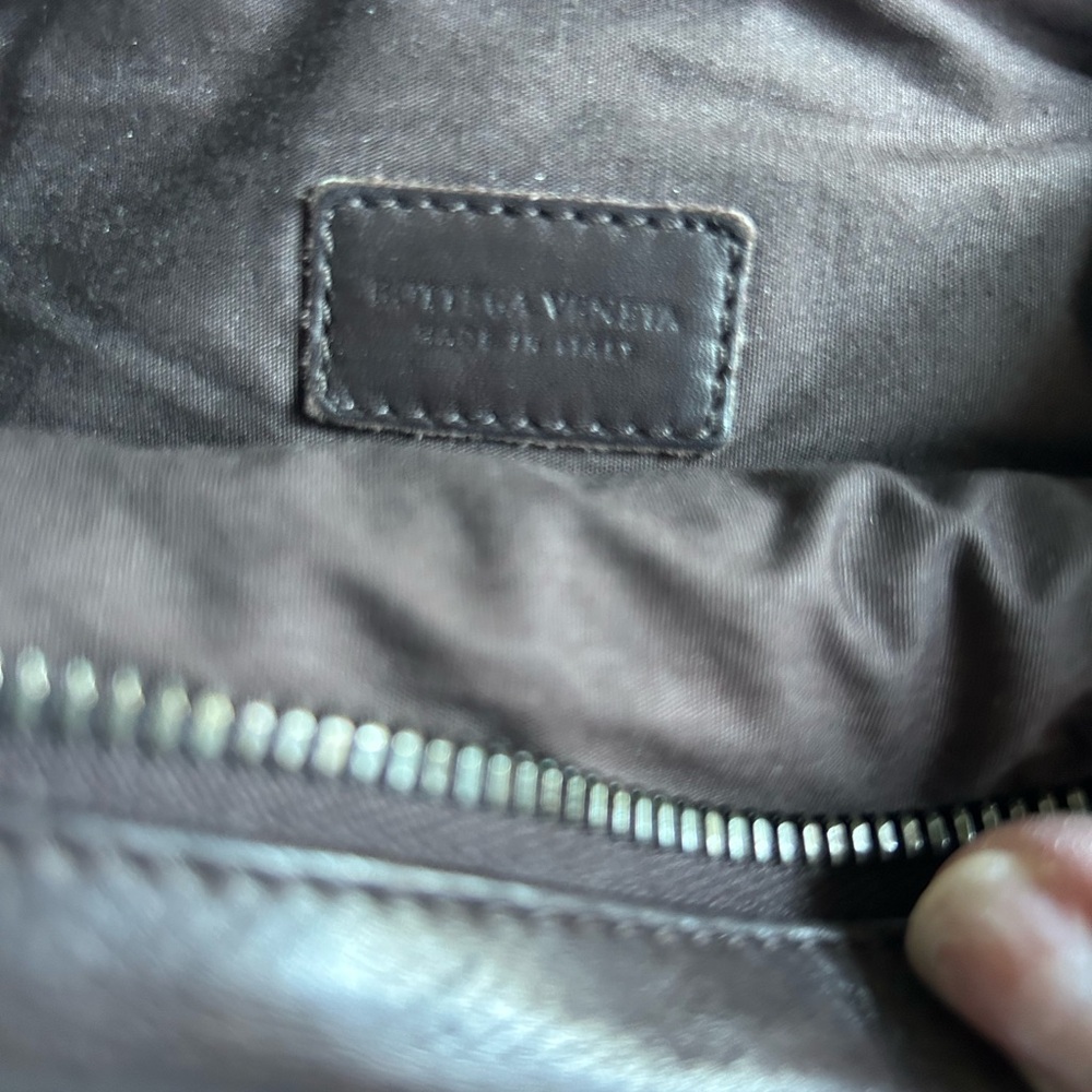 Bottega Veneta Brown Woven Messenger Bag - Picture 3 of 6